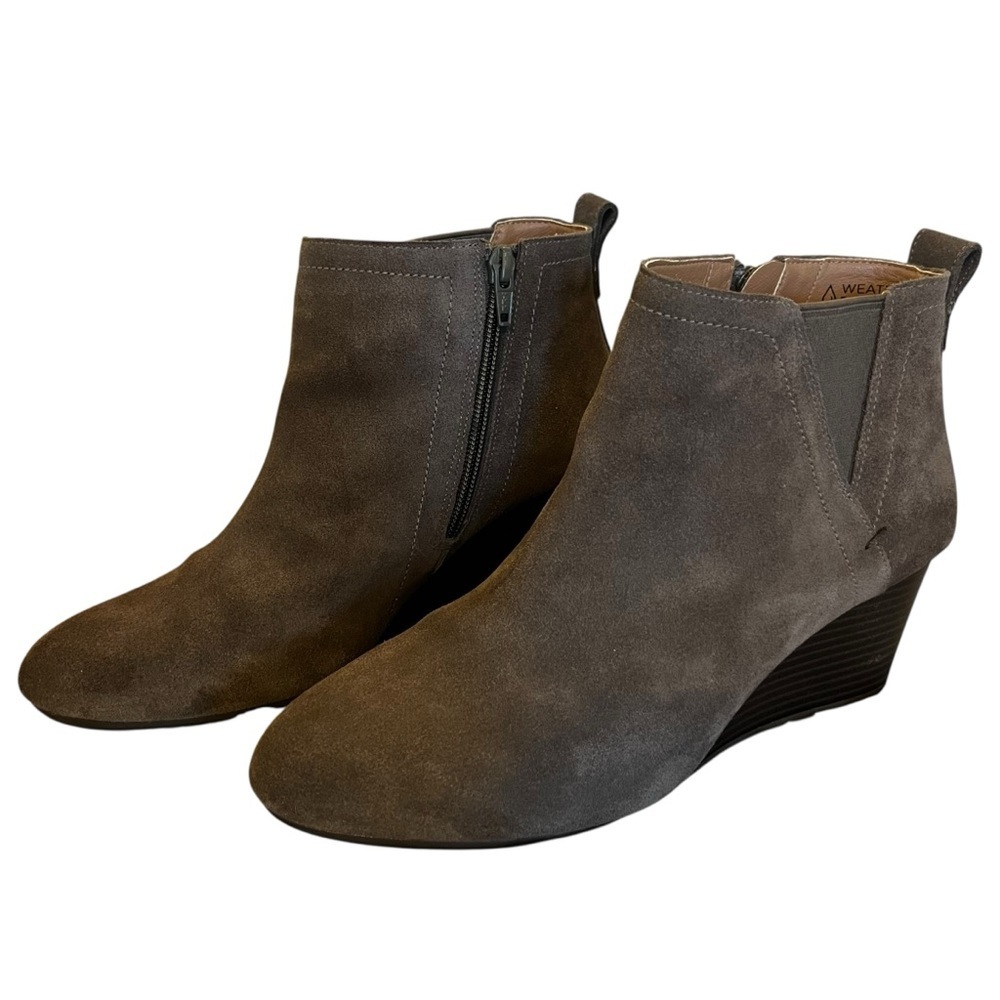 Vionic Paloma Weather Resistant Suede Booties Size 8.5